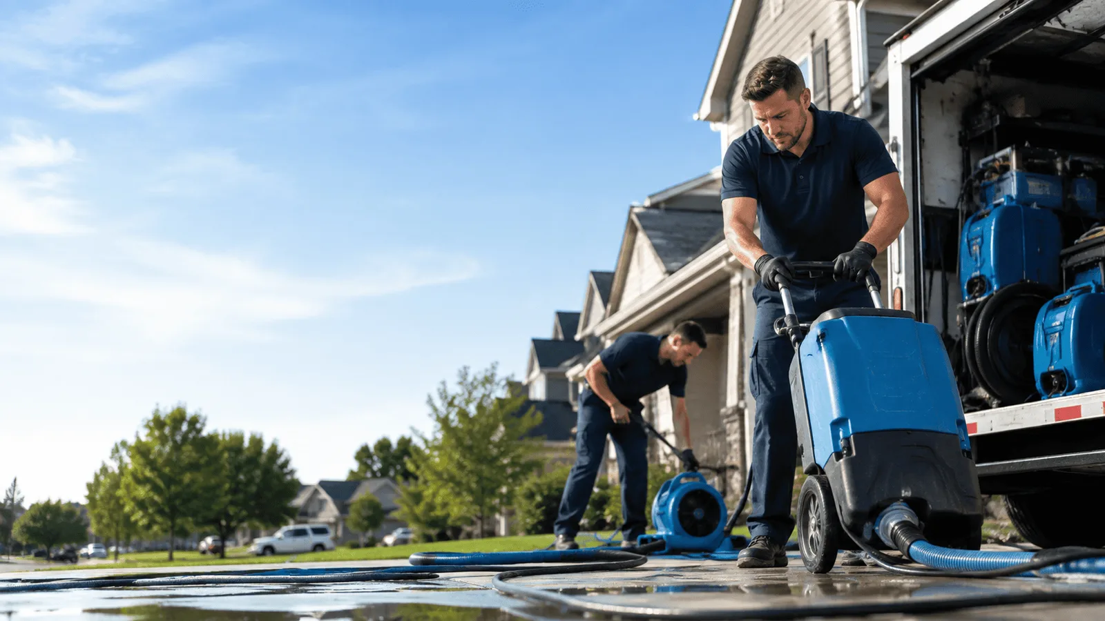 Structural Drying being performed in Township Of Washington, NJ
